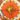 Orange Hermès Dies et Hore Silk Scarf 45 Handkerchief