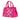 Pink Prada Small Canvas Canapa Grommet Satchel