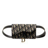 Brown Dior Oblique Saddle Belt Bag - Designer Revival