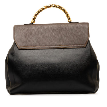 Brown Loewe Vintage Velazquez Handle Bag Satchel - Designer Revival