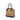Beige Gucci Medium GG Canvas Charm Dome Satchel