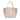 White Prada Mini Scamosciato Trimmed Glace Calf Twin Pocket Satchel - Designer Revival