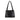 Black Chanel Embroidered Caviar Logo Shoulder Bag