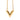 Gold Louis Vuitton Gold Plated Resin Essential V Necklace