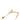 Gold Louis Vuitton Gold Plated Resin Essential V Necklace