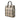 Beige Burberry House Check Canvas Tote