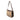 Beige Burberry Haymarket Check Canvas Shoulder Bag
