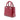 Red Dior Medium Patent Cannage Lady Dior Satchel