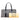 Gray Fendi Zucchino Canvas Handbag - Designer Revival
