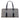 Gray Fendi Zucchino Canvas Handbag - Designer Revival