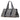 Gray Fendi Zucchino Canvas Handbag - Designer Revival