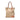 Tan Gucci GG Canvas GG Charm Tote - Designer Revival