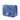 Blue Chanel Mini Square Classic Lambskin Single Flap Crossbody Bag