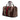 Brown Gucci Cotton Seventies Web Boston Bag Satchel