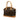 Brown Louis Vuitton Monogram Lockit Horizontal Handbag