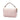 Pink Fendi Mini Zucca Embossed Leather Baguette Satchel
