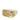 Gold Chanel CC Acrylic and Gold Plated Logo Ring