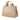 Beige Prada Small Canvas Canapa Logo Tote Satchel