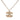 Gold Chanel CC Gold Plated Enamel Pendant Necklace