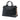 Black Burberry Medium Leather and House Check Banner Satchel