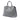 Gray Prada Large Saffiano Cuir Dome Bag Satchel