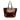 Orange Prada Satin Sequin Stripes Tote - Designer Revival
