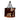 Orange Prada Satin Sequin Stripes Tote - Designer Revival