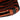 Orange Prada Satin Sequin Stripes Tote - Designer Revival