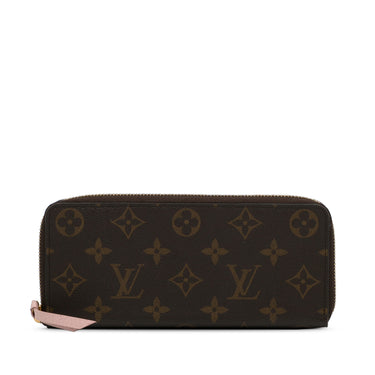 Brown Louis Vuitton Monogram Clemence Wallet - Designer Revival