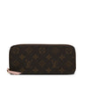 Brown Louis Vuitton Monogram Clemence Wallet - Designer Revival
