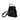 Black Gucci Suede Bamboo Drawstring Backpack