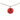 Red Chanel CC Gold Plated Resin Crossbones Round Pendant Necklace
