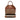 Brown Burberry Medium Mega Check Canvas Bloomsbury Saddle Satchel - Designer Revival