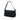 Blue Fendi Zucchino Canvas Double Flap Shoulder Bag