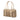 Beige Gucci GG Canvas Abbey D Ring Boston Bag