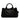 Black Prada Canvas Canapa Logo Satchel