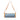 Blue Hermès Denim and Calfskin Sac Doremi 33 Shoulder Bag - Designer Revival
