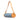 Blue Hermès Denim and Calfskin Sac Doremi 33 Shoulder Bag - Designer Revival