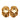 Gold Chanel CC Gold Plated Oval Clip On Earrings