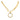 Gold Chanel Gold Plated Double Chain Loupe Magnifying Glass Pendant Necklace - Designer Revival
