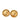 Gold Chanel CC Gold Plated Round Clip On Earrings