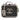 Black Chanel Small Caviar Striped CC Filigree Vanity Case