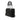 Black Dior Small Patent Cannage Soft Zipped Shopping Tote