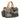 Gray Louis Vuitton Monogram Denim Patchwork Speedy 30 Boston Bag
