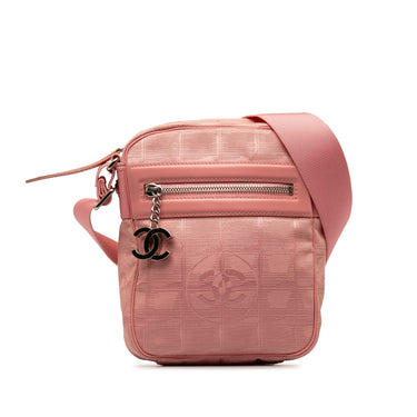 Pink Chanel New Travel Line Crossbody - Designer Revival