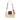 White Gucci Small Leather Bee Star Sylvie Satchel