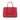 Red Prada Medium Saffiano Lux Galleria Double Zip Tote Satchel