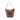 Brown Fendi Zucchino Crystal Double Flap Bucket Bag - Designer Revival