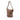 Brown Fendi Zucchino Crystal Double Flap Bucket Bag - Designer Revival