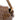 Brown Fendi Zucchino Crystal Double Flap Bucket Bag - Designer Revival